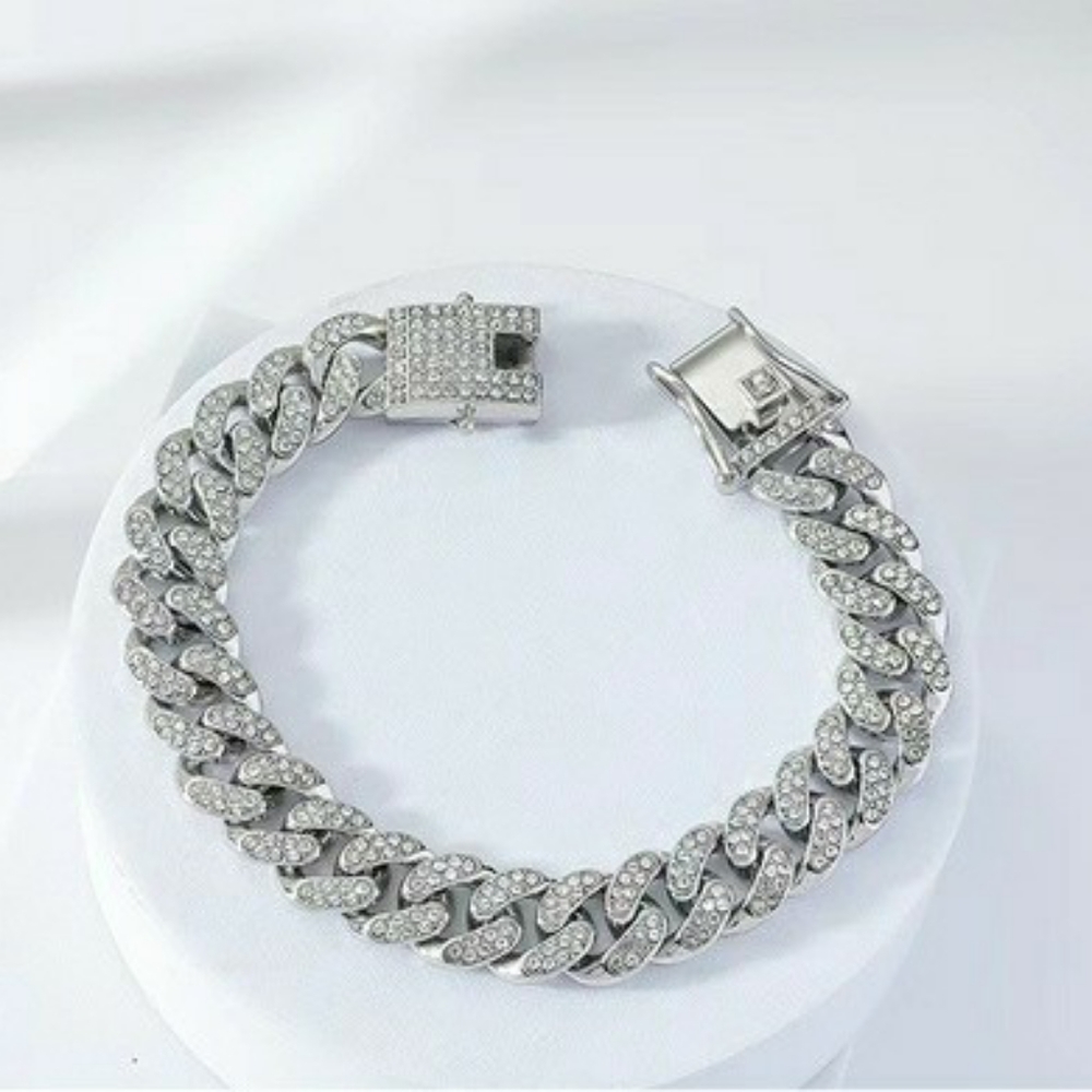 1pc Men's Rhinestone Bracelet